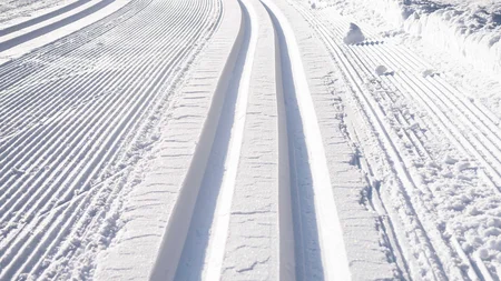 Schneesicher langlaufen: Wo Snowfarming in Österreich frühen Saisonstart möglich macht
© Tourismusverband Kaiserwinkl Gespurte Langlaufloipe im verschneiten Wald unter klarem Himmel